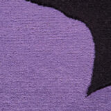 Alfombra Stock Tufted Purple Negra - Imagen 2