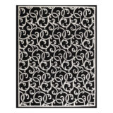 Alfombra Amazon Cadenas Negra/Blanca