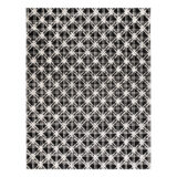 Alfombra Lattice Negra/Blanca
