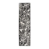 Alfombra Amazon Cebra Negro/Blanco Pasillo