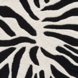 Alfombra Amazon Cebra Negro/Blanco Pasillo - Imagen 2